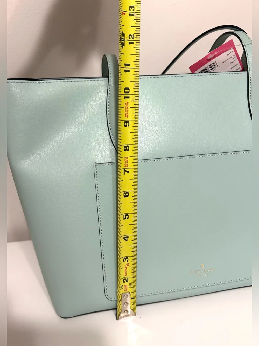 NWT Kate Spade Large Mint Green Tote with Dust Bag